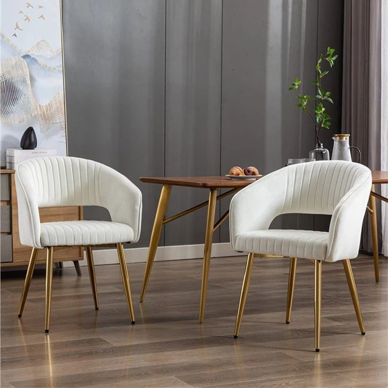 Sillas de comedor modernas blancas, sillón para sala de estar, silla de cocina