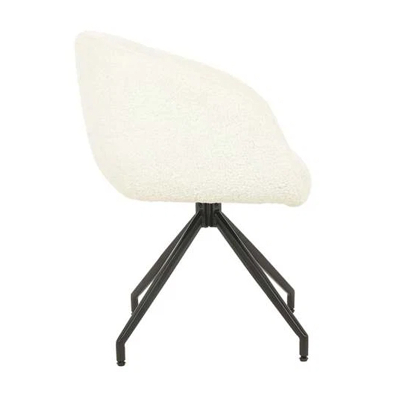 Silla moderna blanca del sofá de la silla del dormitorio de la sala de estar