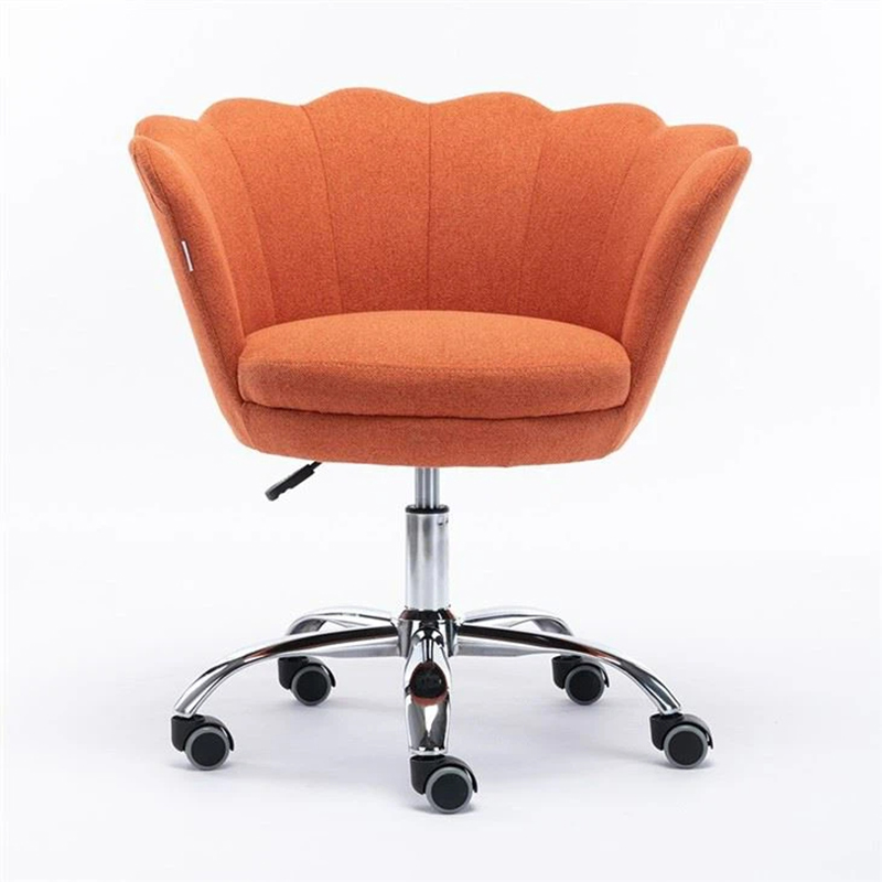 Sillón de ocio moderno con carcasa giratoria y respaldo alto de terciopelo